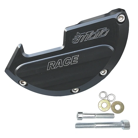 Накладка - слайдер моторной крышки мотоцикла левая GSG 190-100-40-Y399