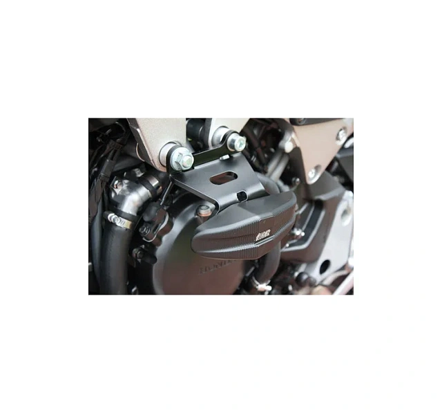 Слайдеры рамы мотоцикла продольные с черными кронштейнами GSG 1505040-H57