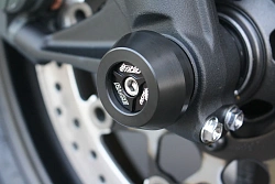 Слайдеры оси переднего колеса мотоцикла GSG с черной анодированной вставкой 28E-50E-O