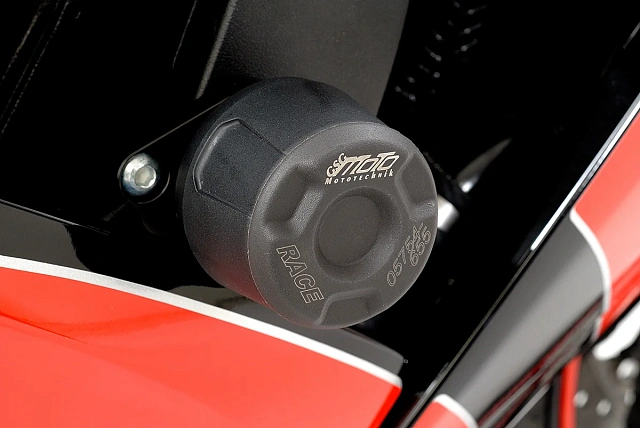 Слайдеры рамы мотоцикла с черными кронштейнами GSG 7544450-S42-SH