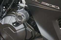 Слайдеры рамы мотоцикла с черными кронштейнами GSG 1057540602-K62-SH
