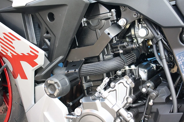 Слайдеры рамы мотоцикла с черными кронштейнами GSG 4060255-S65-SH