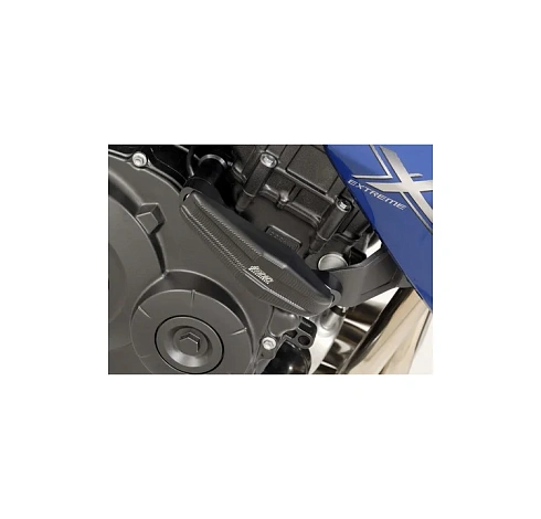 Слайдеры рамы мотоцикла продольные с черными кронштейнами GSG 1505025-H312-SH