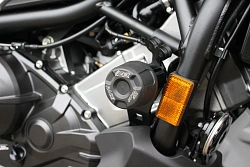 Слайдеры рамы мотоцикла с черными кронштейнами GSG 4060255-H77-DS-SH