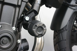 Слайдеры рамы мотоцикла с черными кронштейнами GSG 4060260-H49-SH