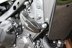 Слайдеры рамы мотоцикла продольные с черными кронштейнами GSG 1505040-Y63