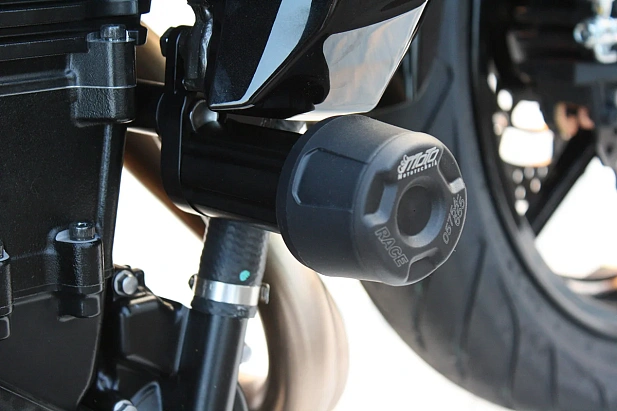 Слайдеры рамы мотоцикла с черными кронштейнами GSG 6040270-K53-DS-SH