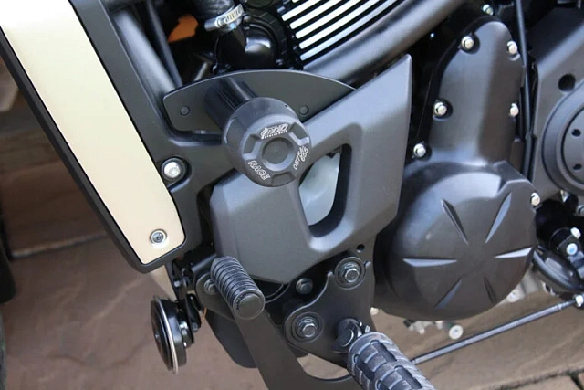 Слайдеры рамы мотоцикла с черными кронштейнами GSG 4060285-K63