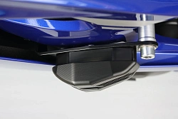 Слайдеры рамы мотоцикла продольные с черными кронштейнами GSG 1505025-Y56