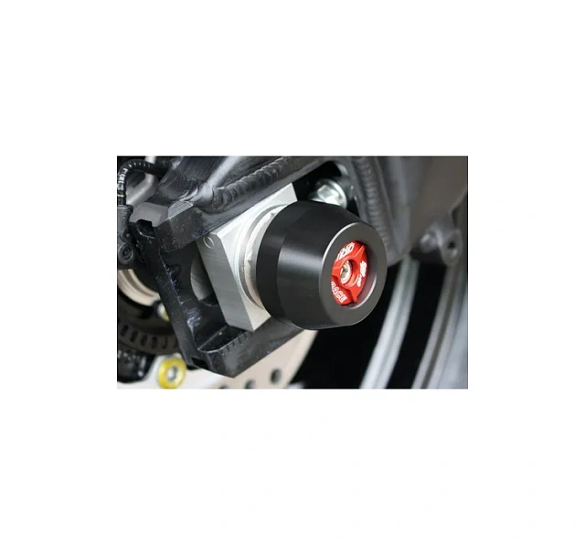 Слайдеры оси заднего колеса мотоцикла GSG с красной анодированной вставкой 56E-35E-H62-O