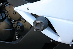 Слайдеры рамы мотоцикла с черными кронштейнами GSG 6544055-K42-DS-SH