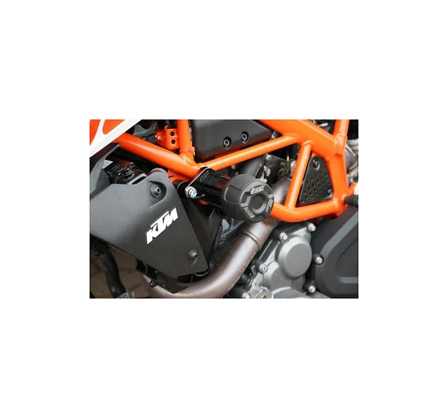 Слайдеры рамы мотоцикла с черными кронштейнами GSG 406025545-KM6-DS-SH