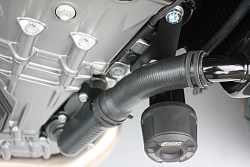 Слайдеры рамы мотоцикла с черными кронштейнами GSG 406026055-KM12