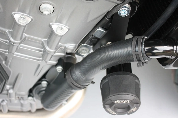 Слайдеры рамы мотоцикла с черными кронштейнами GSG 406026055-KM12