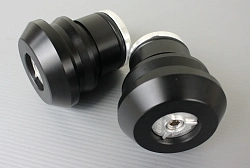 Слайдеры оси заднего колеса мотоцикла GSG с серебристой анодированной вставкой 55E-55E/41-O