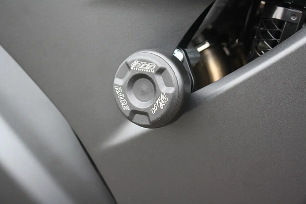 Слайдеры рамы мотоцикла с черными кронштейнами GSG 3544330-S58-SH