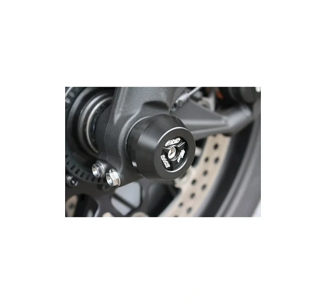 Слайдеры оси переднего колеса мотоцикла GSG с черной анодированной вставкой 28E-36E-O-254-H75