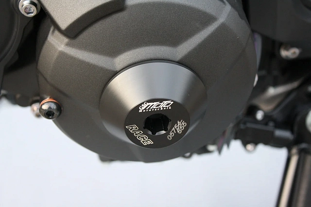 Накладка - слайдер моторной крышки мотоцикла левая GSG 65-35-Y433