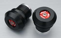 Слайдеры оси заднего колеса мотоцикла GSG с красной анодированной вставкой 55E-55E/41-O