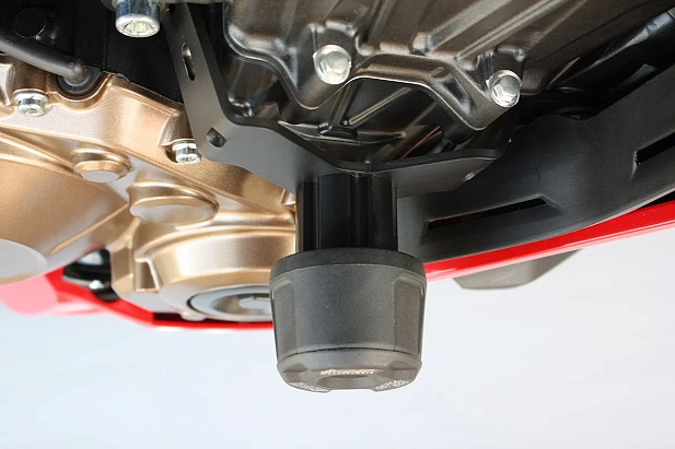 Слайдеры рамы мотоцикла с черными кронштейнами GSG 40602-H81-SH