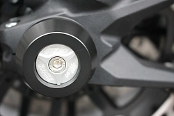 Слайдеры оси переднего колеса мотоцикла GSG с серебристой анодированной вставкой 33E-37E-O