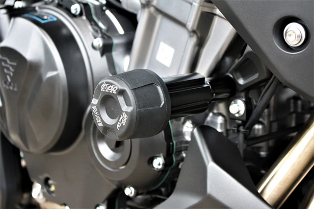 Слайдеры рамы мотоцикла с черными кронштейнами GSG 4060265-V2-DS-SH