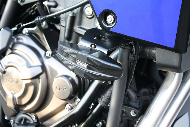 Слайдеры рамы мотоцикла продольные с черными кронштейнами GSG 1505040-Y59-SH