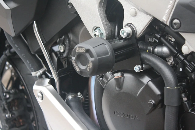 Слайдеры рамы мотоцикла с черными кронштейнами GSG 4060260-H56-SH