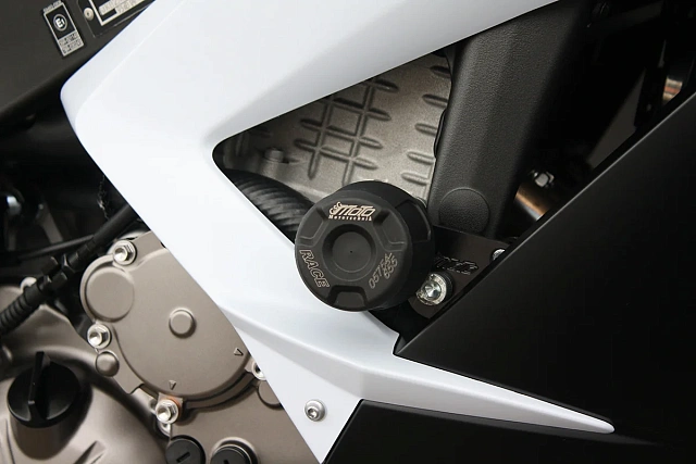 Слайдеры рамы мотоцикла с черными кронштейнами GSG 6544055-K36-DS-SH