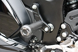 Слайдеры оси маятника мотоцикла с черными кронштейнами GSG 1154440-S62-SH