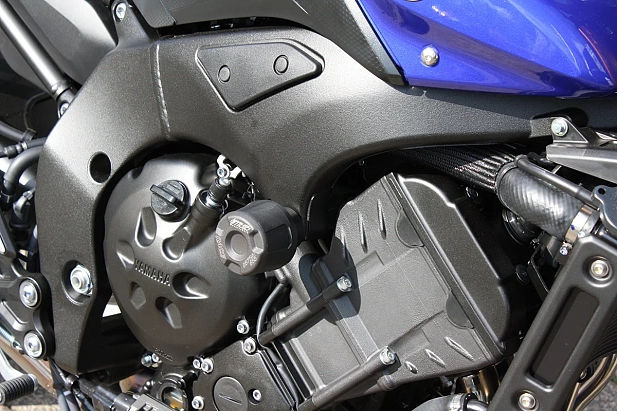 Слайдеры рамы мотоцикла с черными кронштейнами GSG 49490-Y32-DS-SH