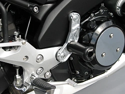 Слайдеры оси маятника мотоцикла с черными кронштейнами GSG 95410-S45-SH
