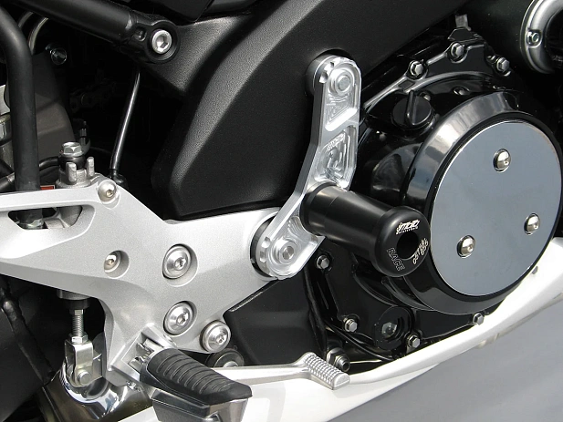 Слайдеры оси маятника мотоцикла с черными кронштейнами GSG 95410-S45-SH