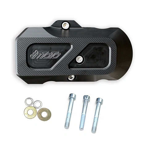 Накладка - слайдер моторной крышки мотоцикла правая GSG 170-90-40-T212R