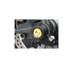 Слайдеры оси переднего колеса мотоцикла GSG с золотистой анодированной вставкой 28E-36E-O-254-H75