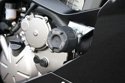 Слайдеры рамы мотоцикла с черными кронштейнами GSG 406023025-K73-DS-SH