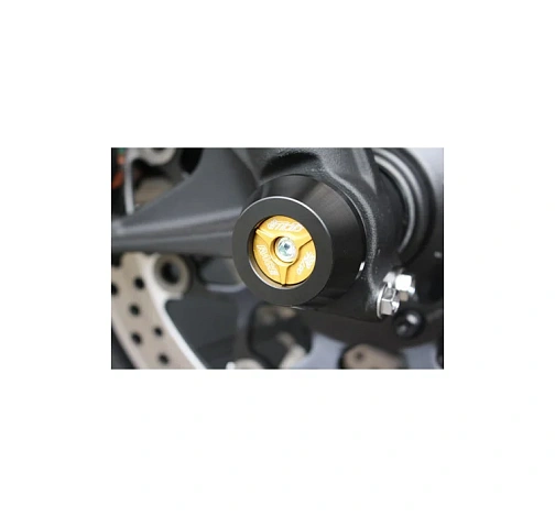 Слайдеры оси переднего колеса мотоцикла GSG с золотистой анодированной вставкой 28E-36E-O-254-H75