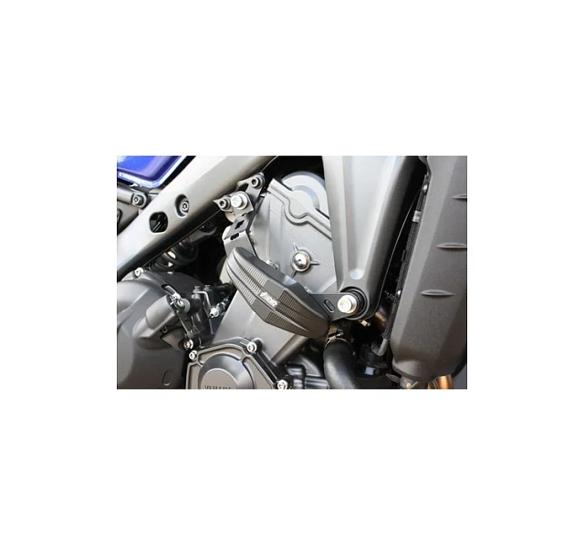 Слайдеры рамы мотоцикла продольные с черными кронштейнами GSG 1505040-Y62