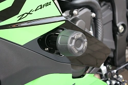 Слайдеры рамы мотоцикла с черными кронштейнами GSG 4060250-K78-SH