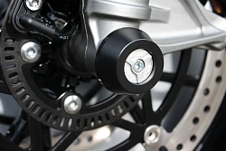 Слайдеры оси переднего колеса мотоцикла GSG с серебристой анодированной вставкой 30E-30E-242-O-T38