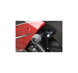 Слайдеры рамы мотоцикла с черными кронштейнами GSG 75440-K32-DS-SH