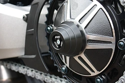 Слайдеры оси заднего колеса мотоцикла GSG с черной анодированной вставкой 65E-49E-O-H67