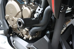 Слайдеры рамы мотоцикла с черными кронштейнами GSG 9041310-V1