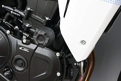 Слайдеры рамы мотоцикла с черными кронштейнами GSG 4060285-H79-SH