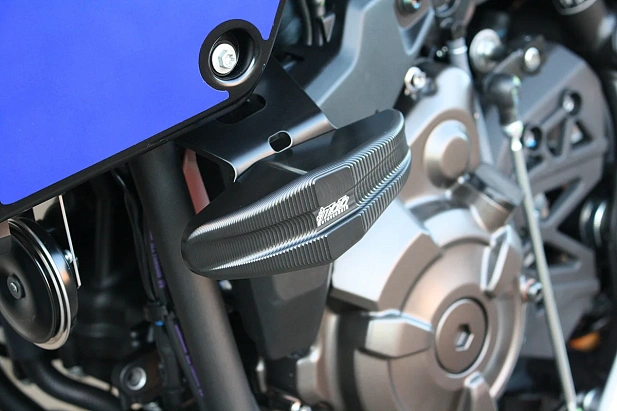 Слайдеры рамы мотоцикла продольные с черными кронштейнами GSG 1505040-Y59-SH