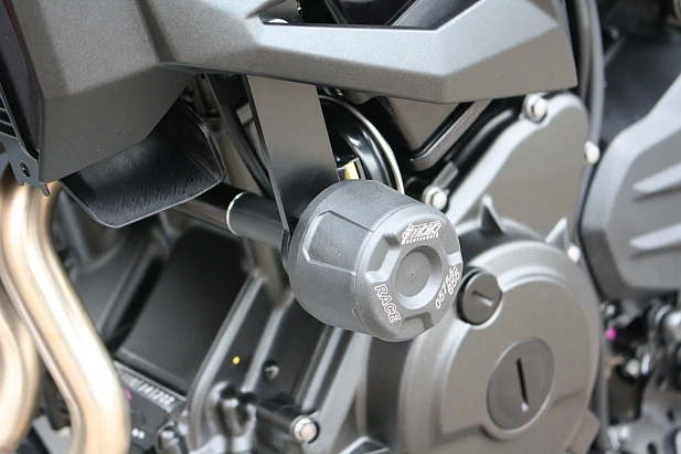 Слайдеры рамы мотоцикла с черными кронштейнами GSG 4060215-K76-DS-SH