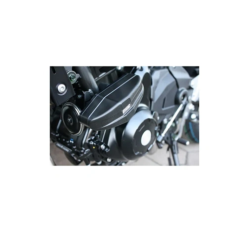 Слайдеры рамы мотоцикла продольные с черными кронштейнами GSG 1505040-K65-SH