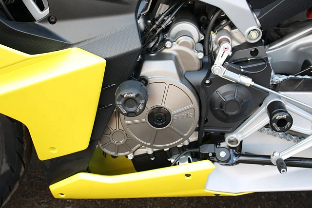 Слайдеры рамы мотоцикла с черными кронштейнами GSG 60402-A23-SH-DS